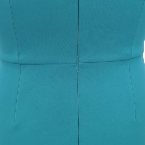 Turquoise Cap Sleeve Dress by Calvin Klein - Picture 7 of 9